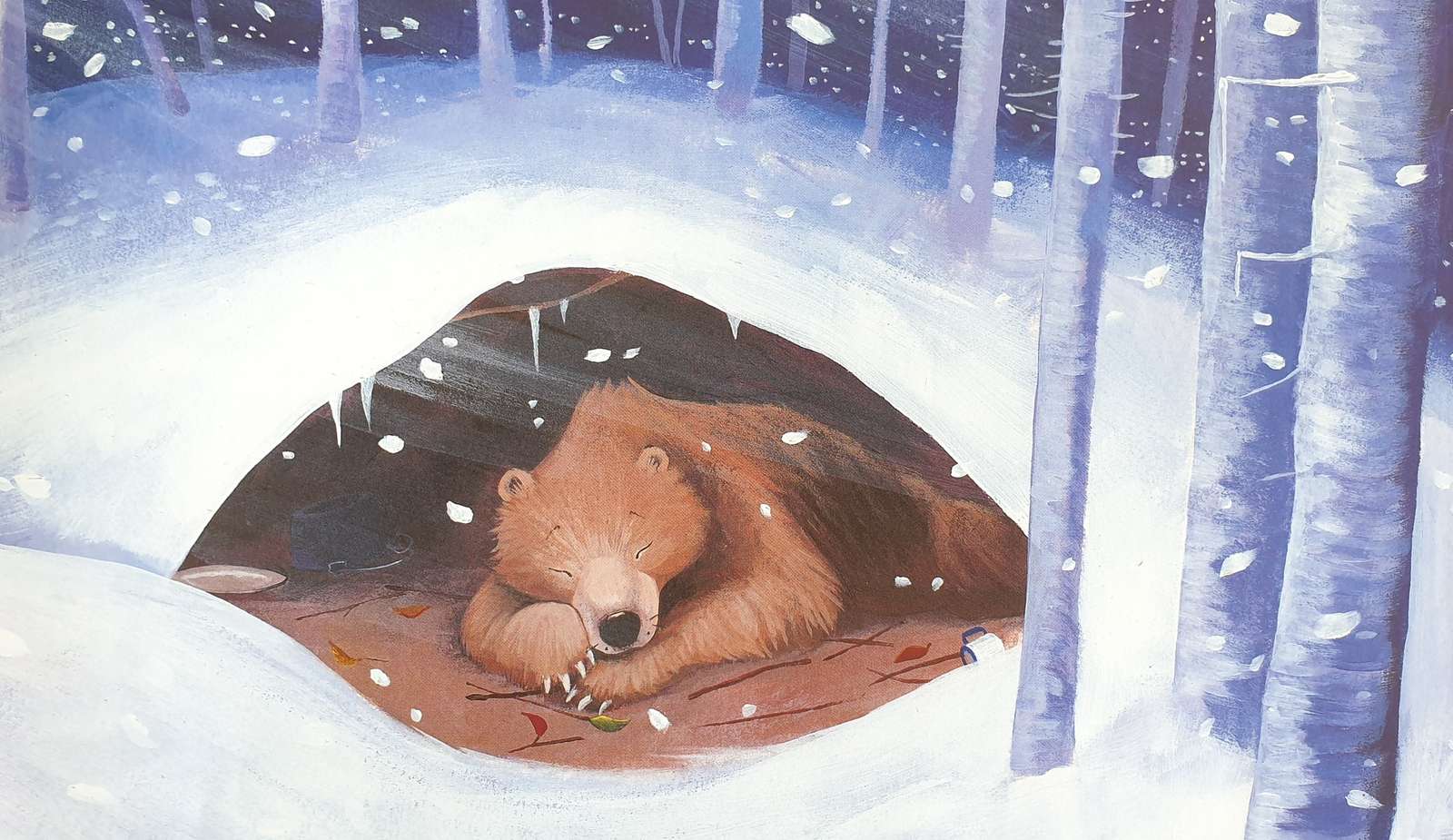 bear snores on puzzle online from photo