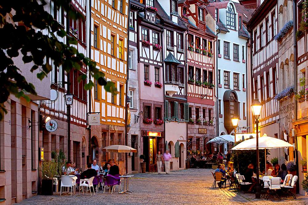Cozy German Village puzzle online from photo