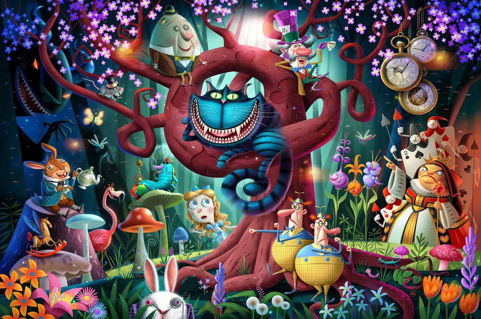 Alice Through the Looking Glass online puzzle