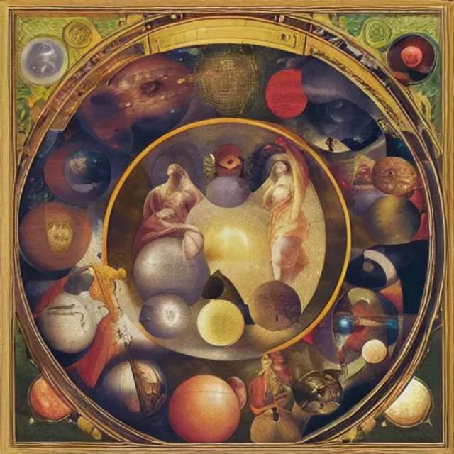 Música de las Esferas, Estilo Renacentista puzzle online a partir de foto