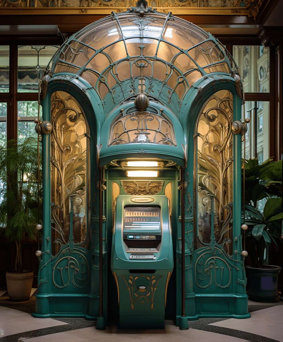 Art-Deco-Geldautomat Online-Puzzle vom Foto