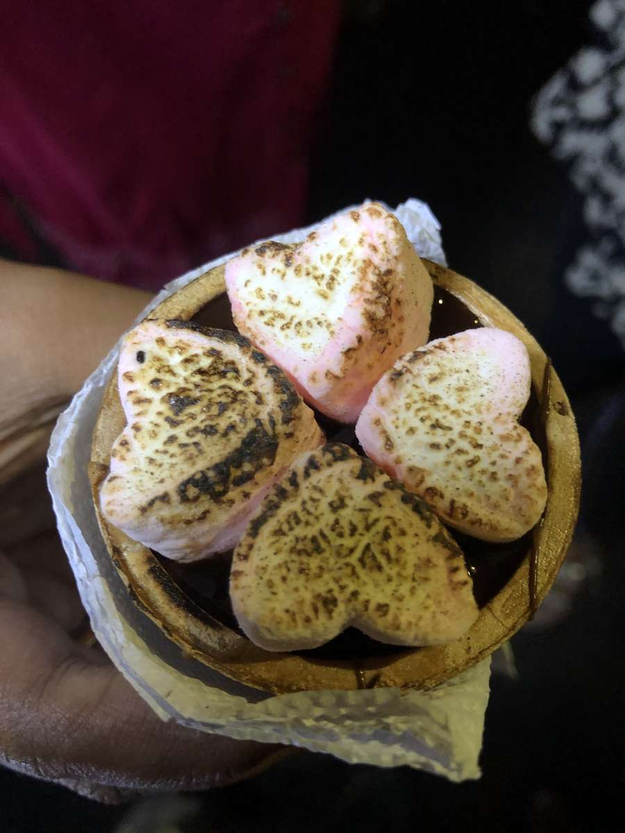 雨の中で食べる食べ物 オンラインパズル