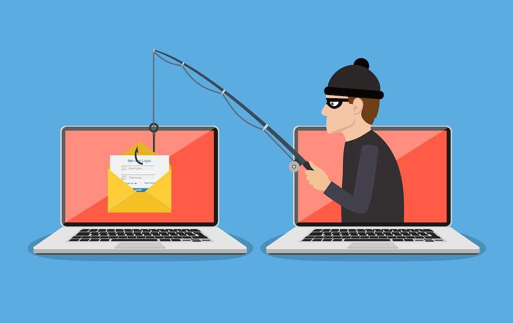 Estafa de phishing rompecabezas en línea