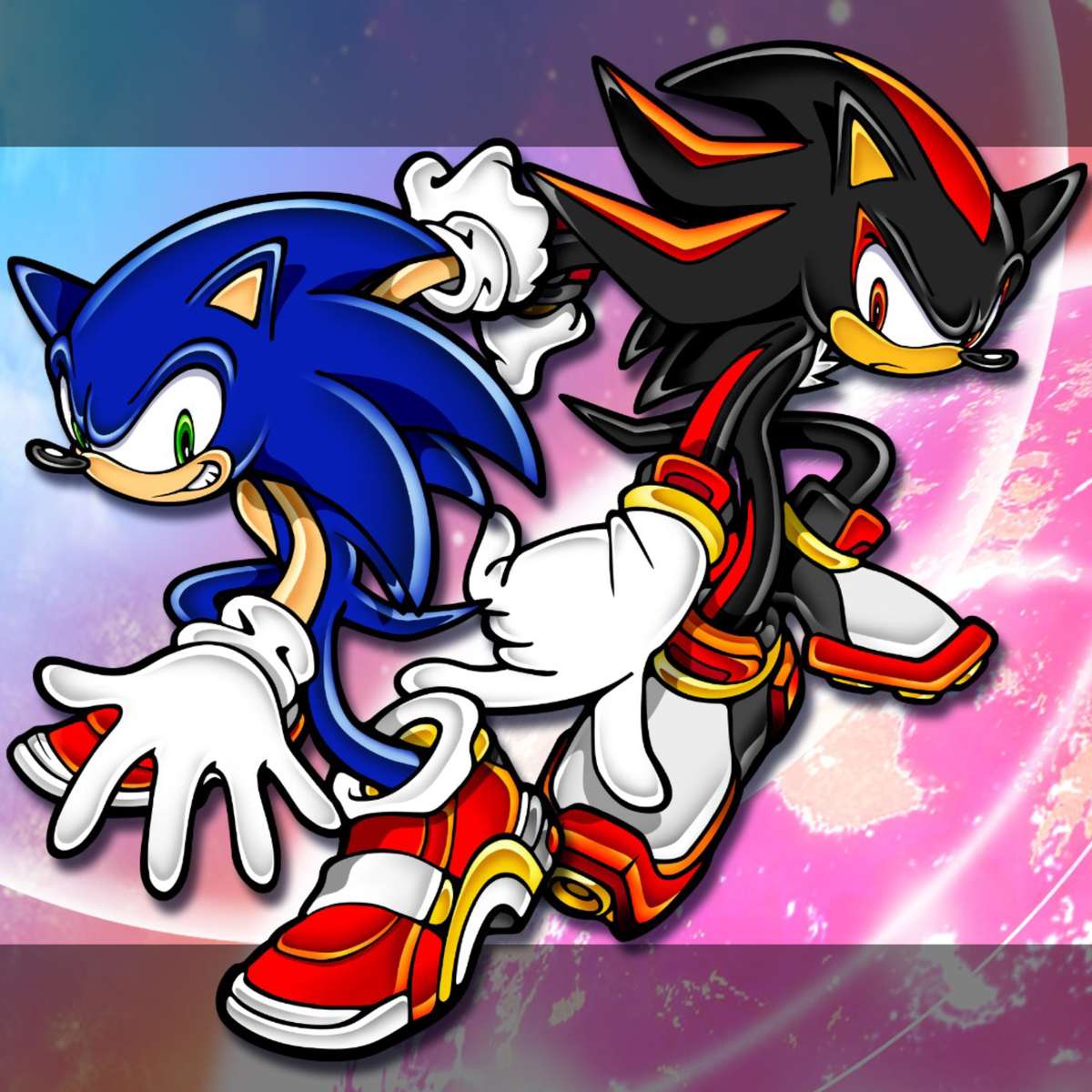 SA2 Sonic och Shadow Pussel online