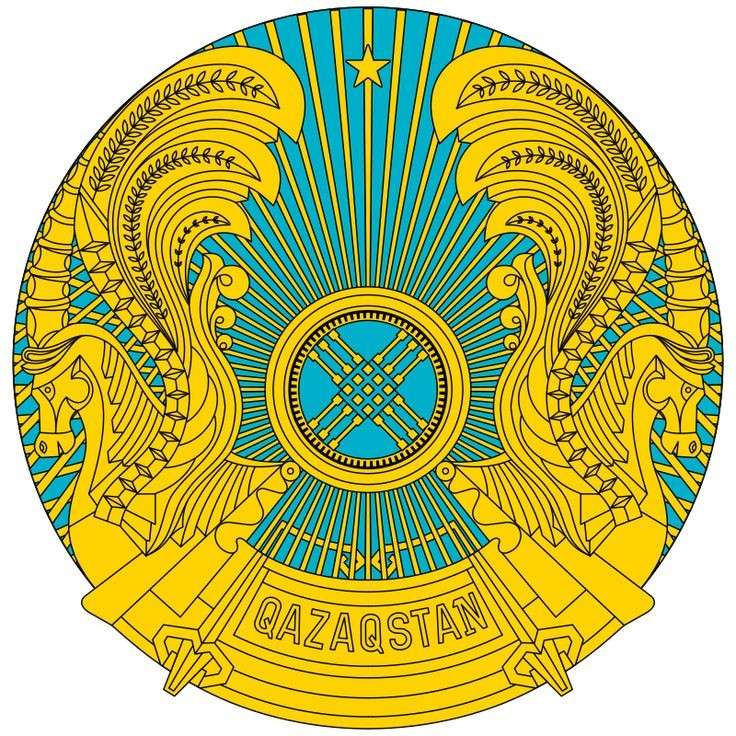 brasão de armas do Cazaquistão puzzle online