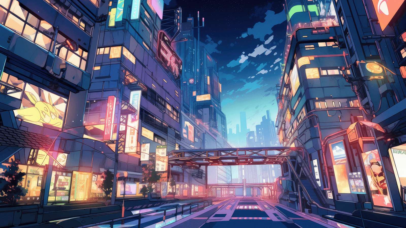 Onwerkelijke stad van de toekomst online puzzel