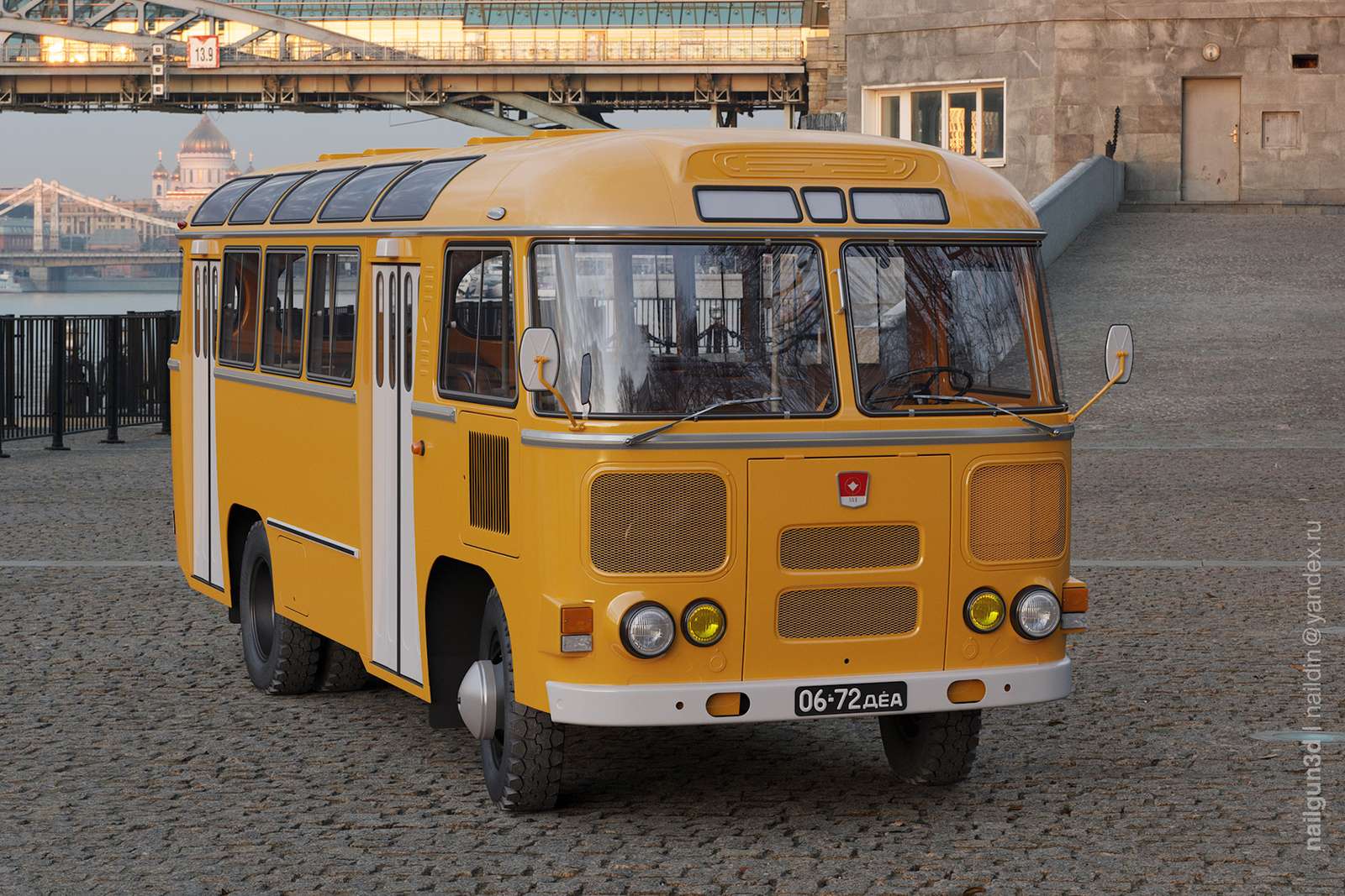 Autobus dell'URSS puzzle online da foto