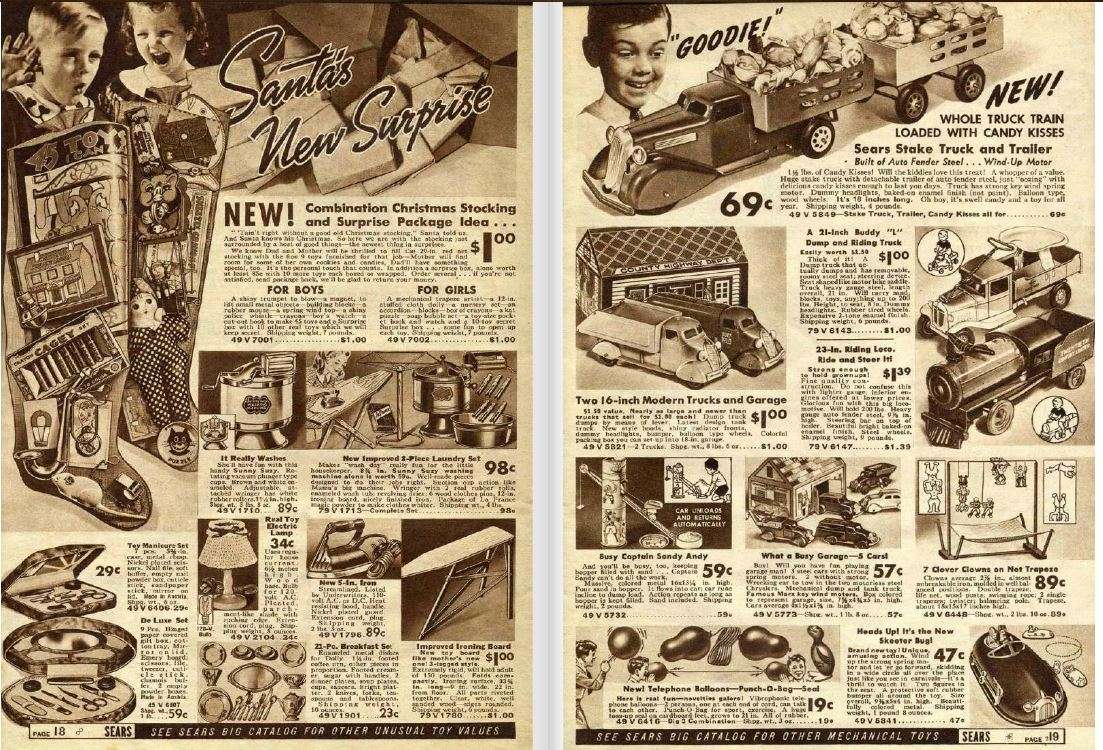 Sears Weihnachtskatalog 1942 Online-Puzzle