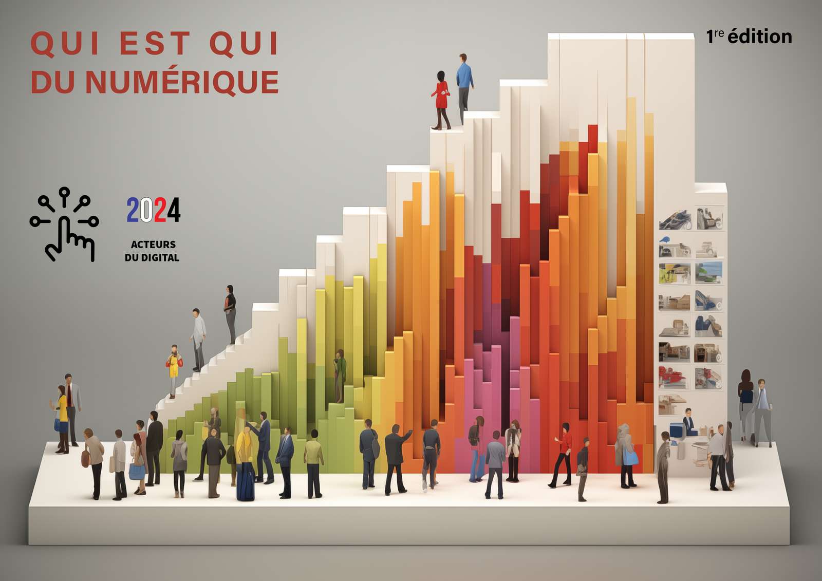 Le Qui est Qui du numérique 2024 puzzle online from photo
