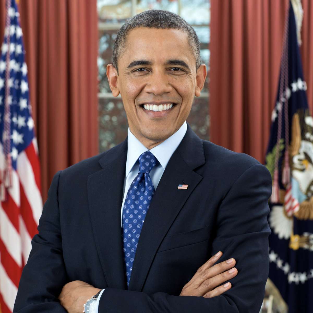 Barack Obama USQ pussel online från foto