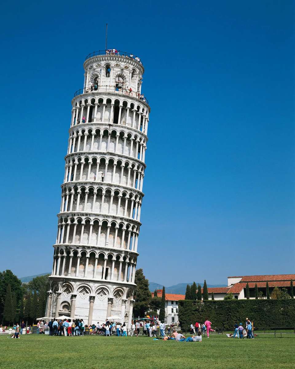 Πύργος της Πίζας της Ιταλίας παζλ online από φωτογραφία