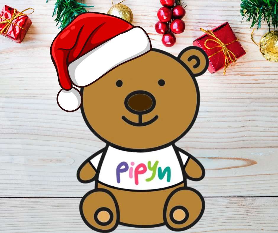 Vánoce medvěd PIPYN online puzzle