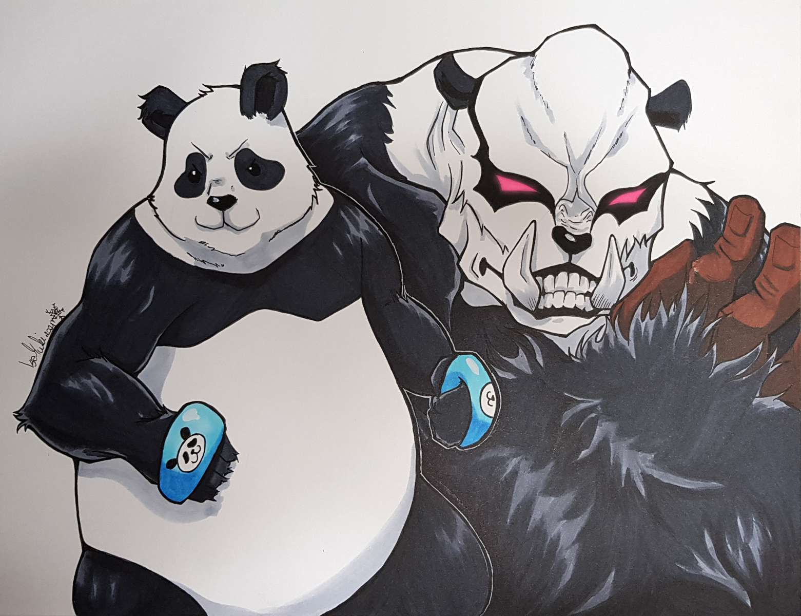 Панда з jujus скласти пазл онлайн з фото