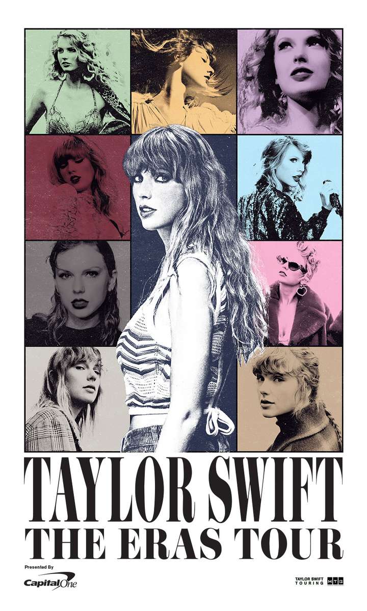 Taylor swift the eras tour poster puzzle online puzzle