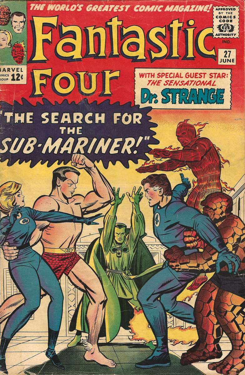 Fantasztikus négyes (1961) #27 online puzzle