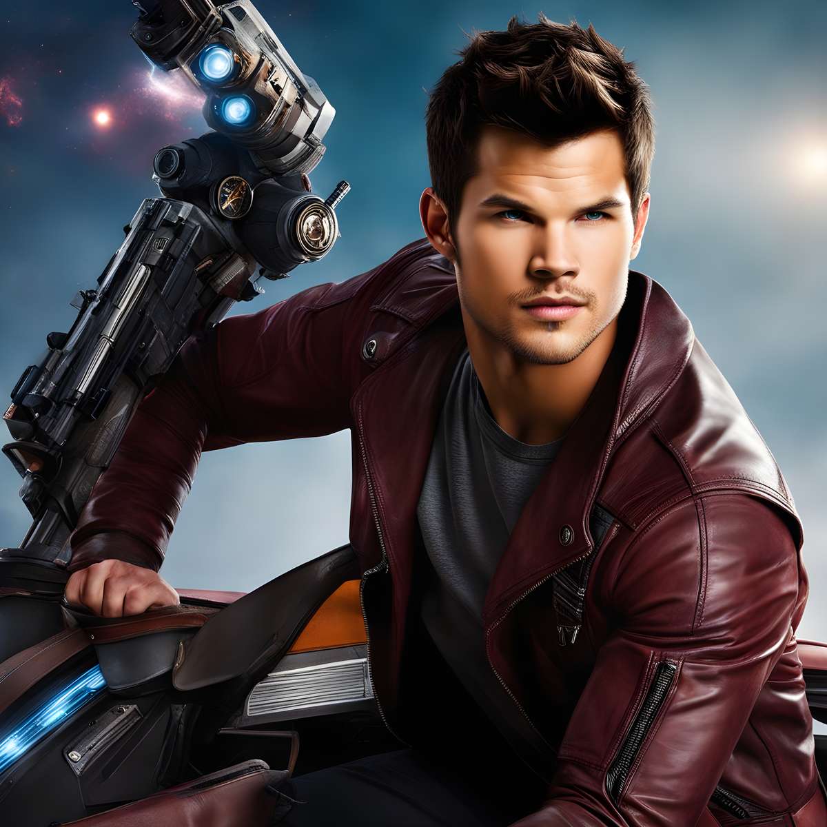 Taylor Lautner ca Star Lord puzzle online