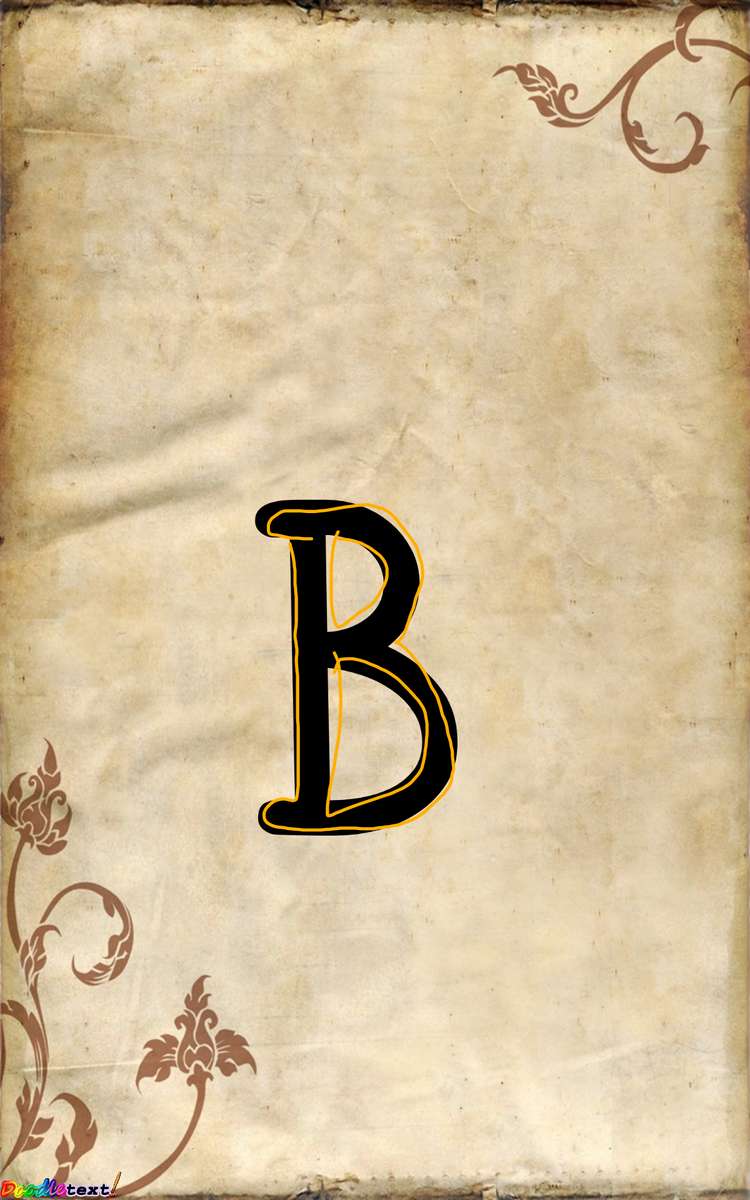 Letter B online puzzel