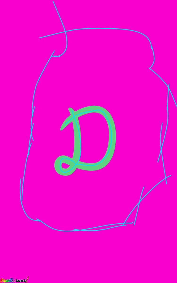 Letter d puzzle online from photo