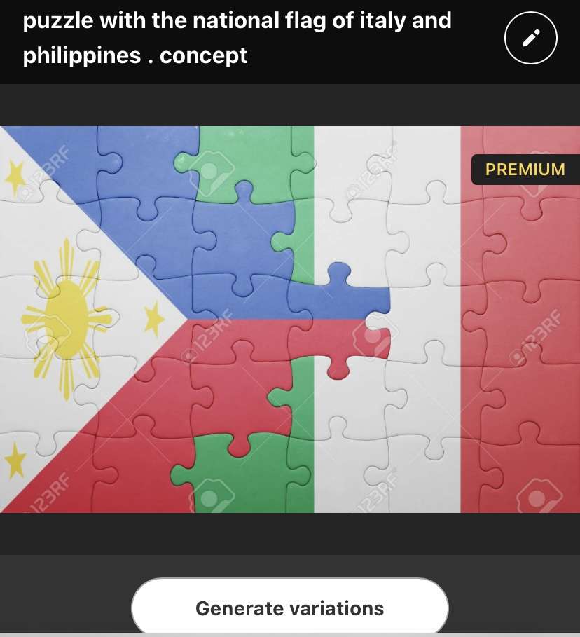Italia+filipin puzzle online