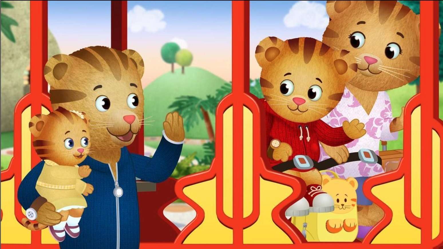 Daniel Tiger Trolley онлайн пъзел