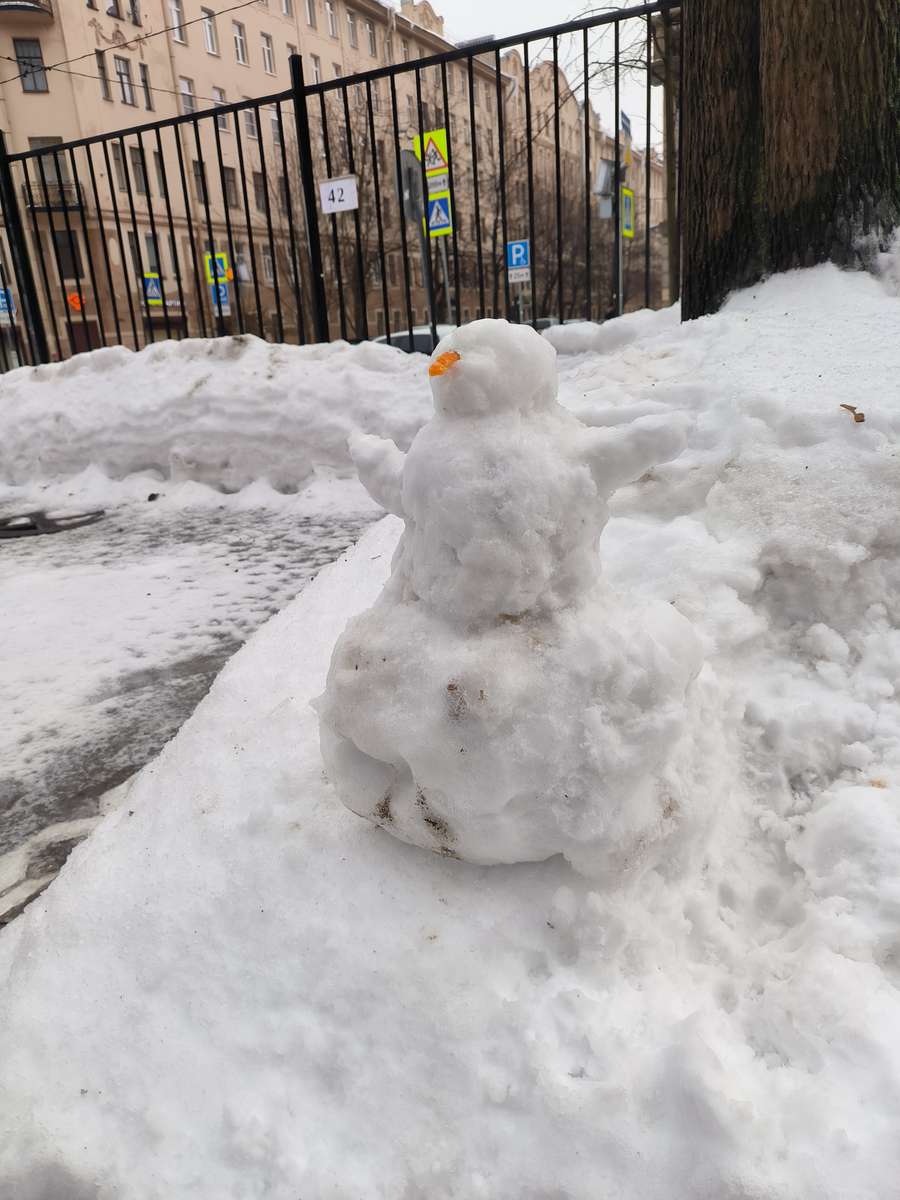 Χιονάνθρωπος online παζλ