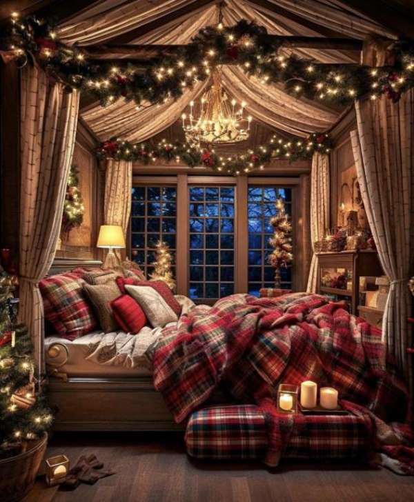 Нощната стая на Дядо Коледа онлайн пъзел