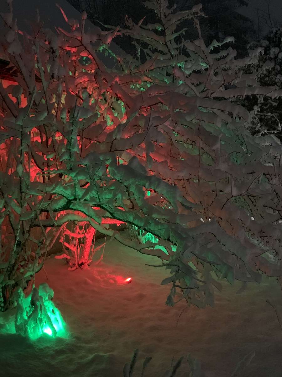 nieve de navidad rompecabezas en línea