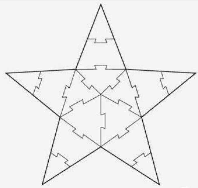 csillag rejtvény online puzzle