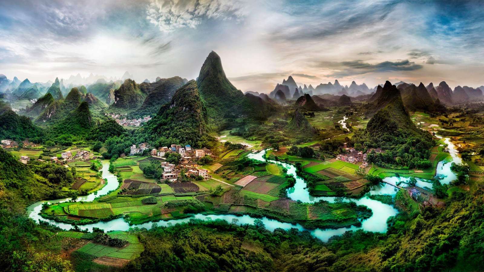 Chinese natuur puzzel online van foto