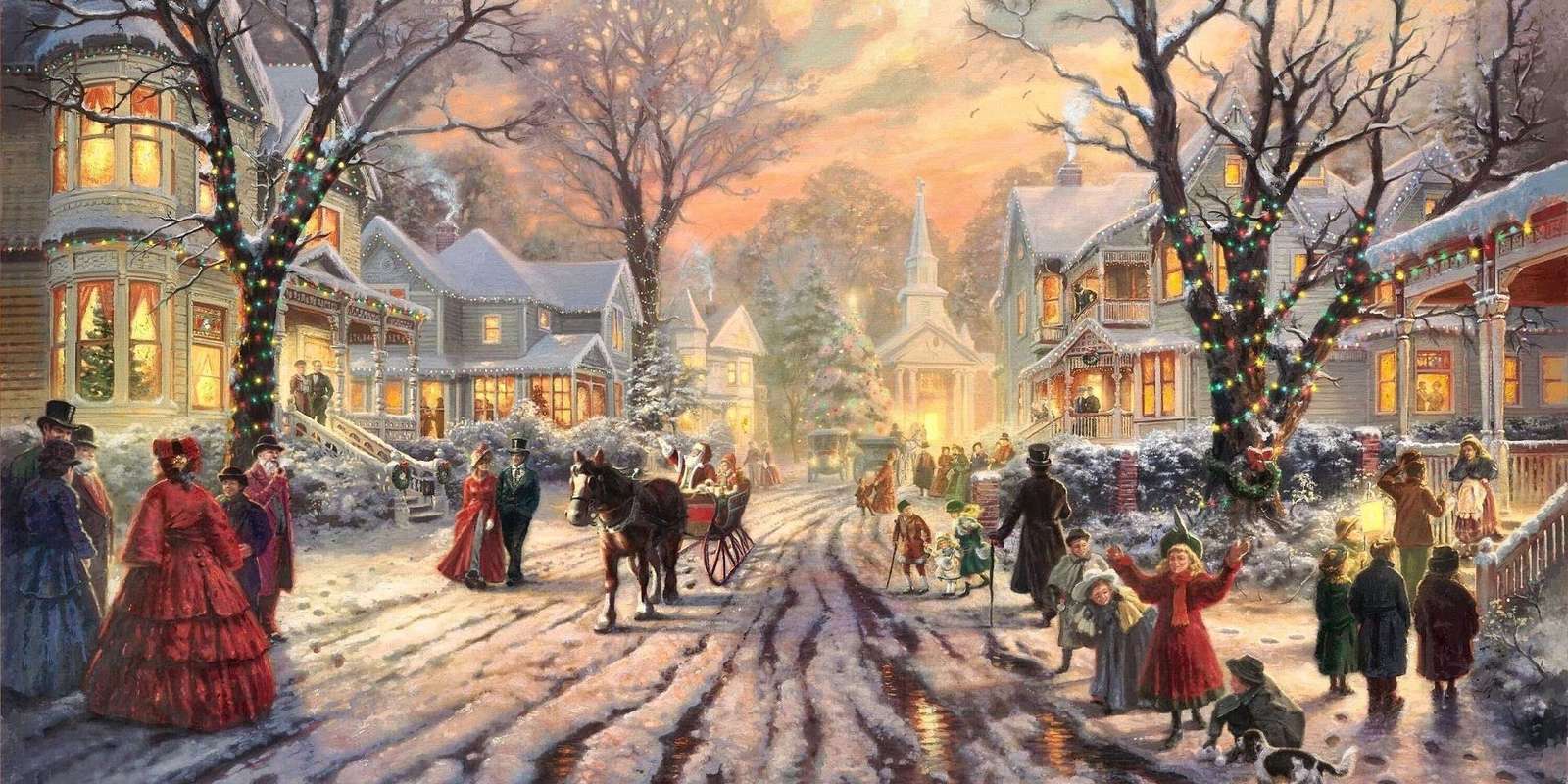 Old Time Christmas online puzzle