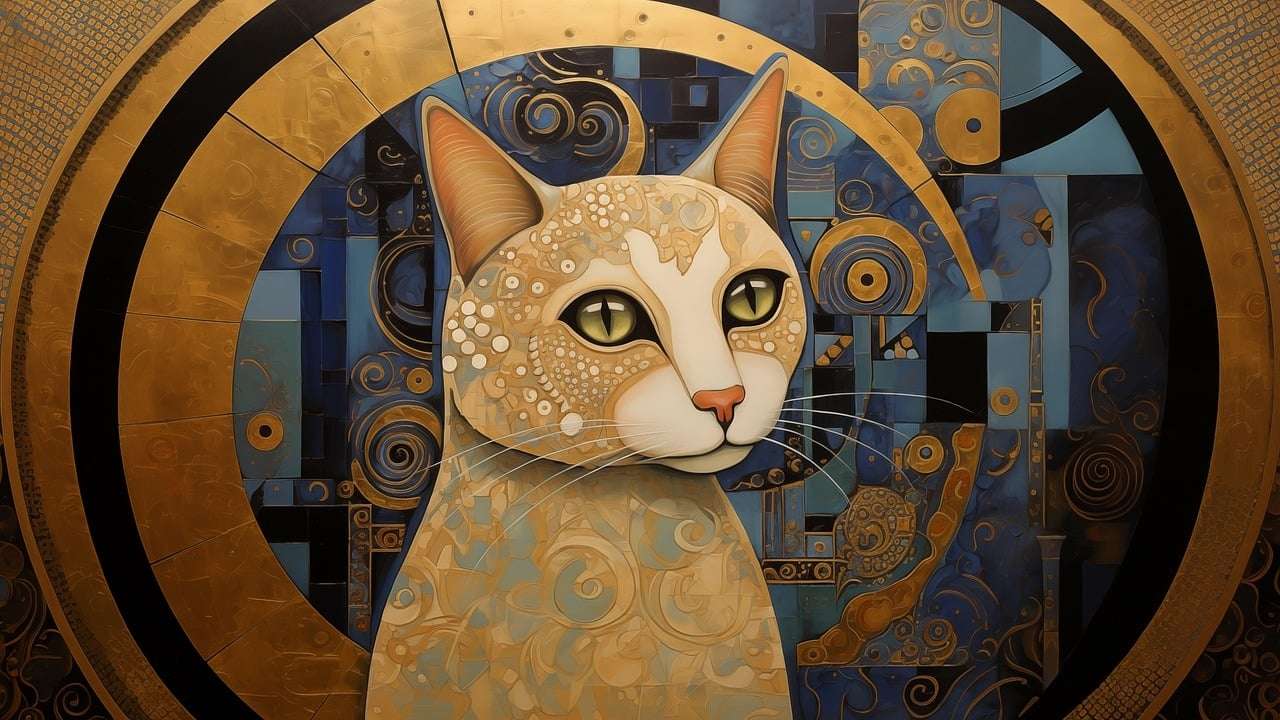 Sárga macska puzzle online fotóról