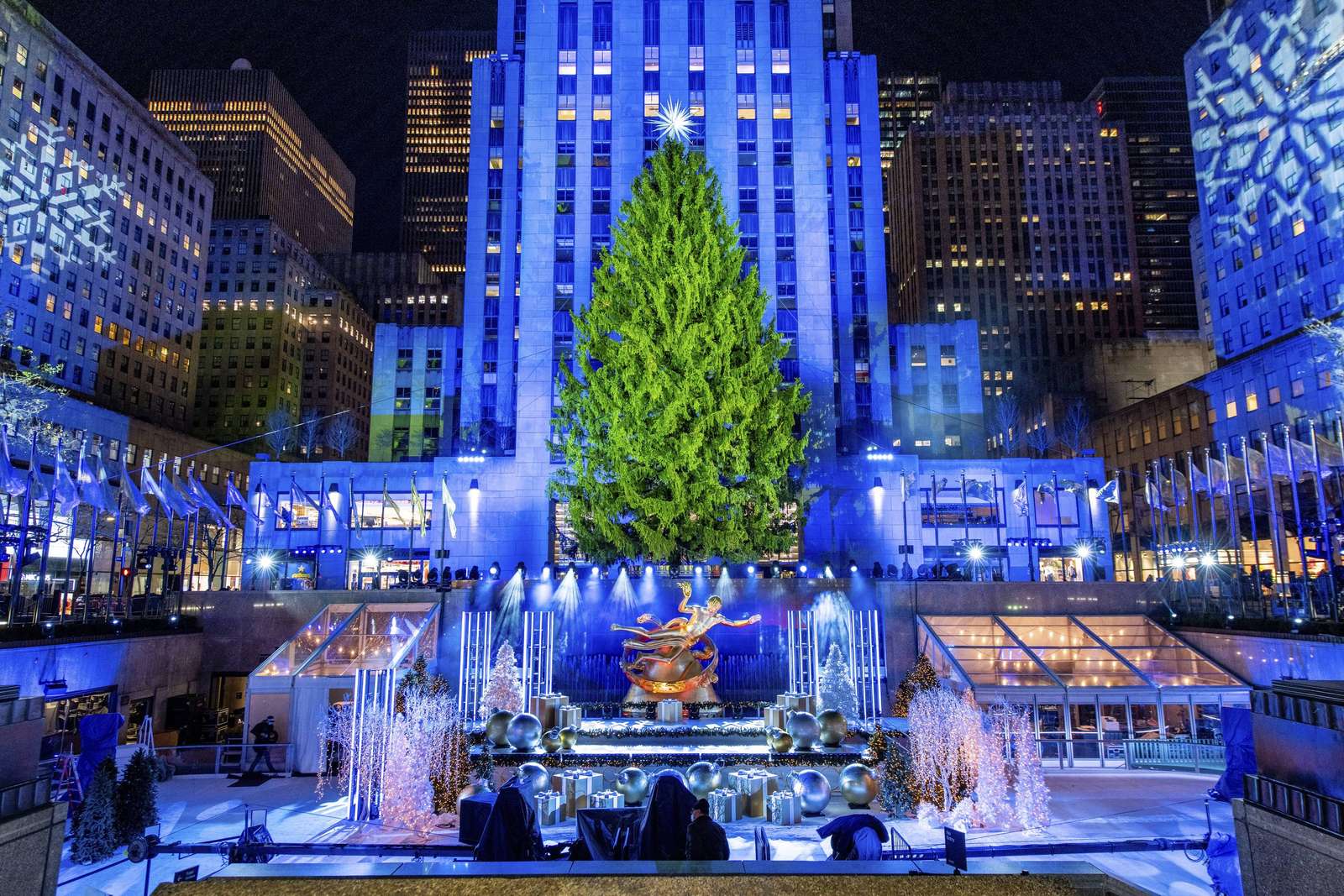 Коледа в Ню Йорк онлайн пъзел от снимка