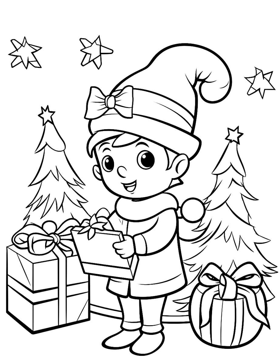 Holiday elf online puzzle
