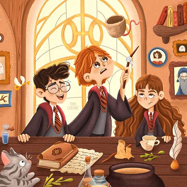 Harry Potter pussel online från foto