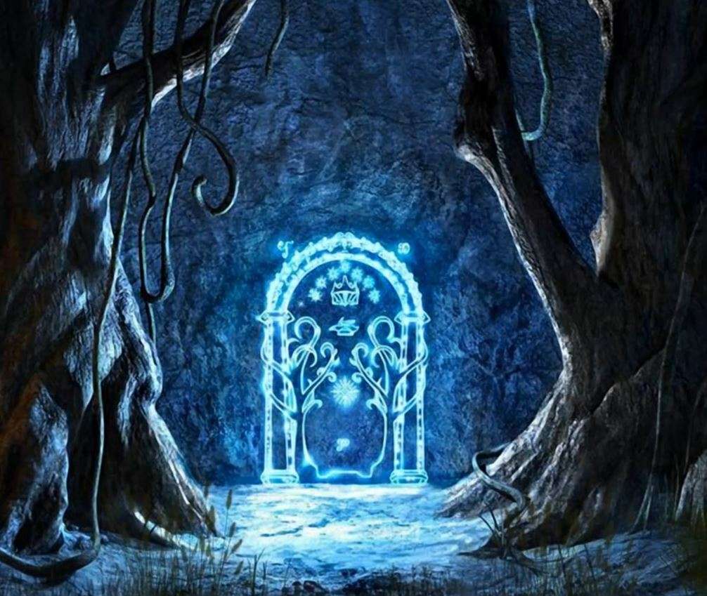 Портата на Мория, неизвестен автор онлайн пъзел от снимка