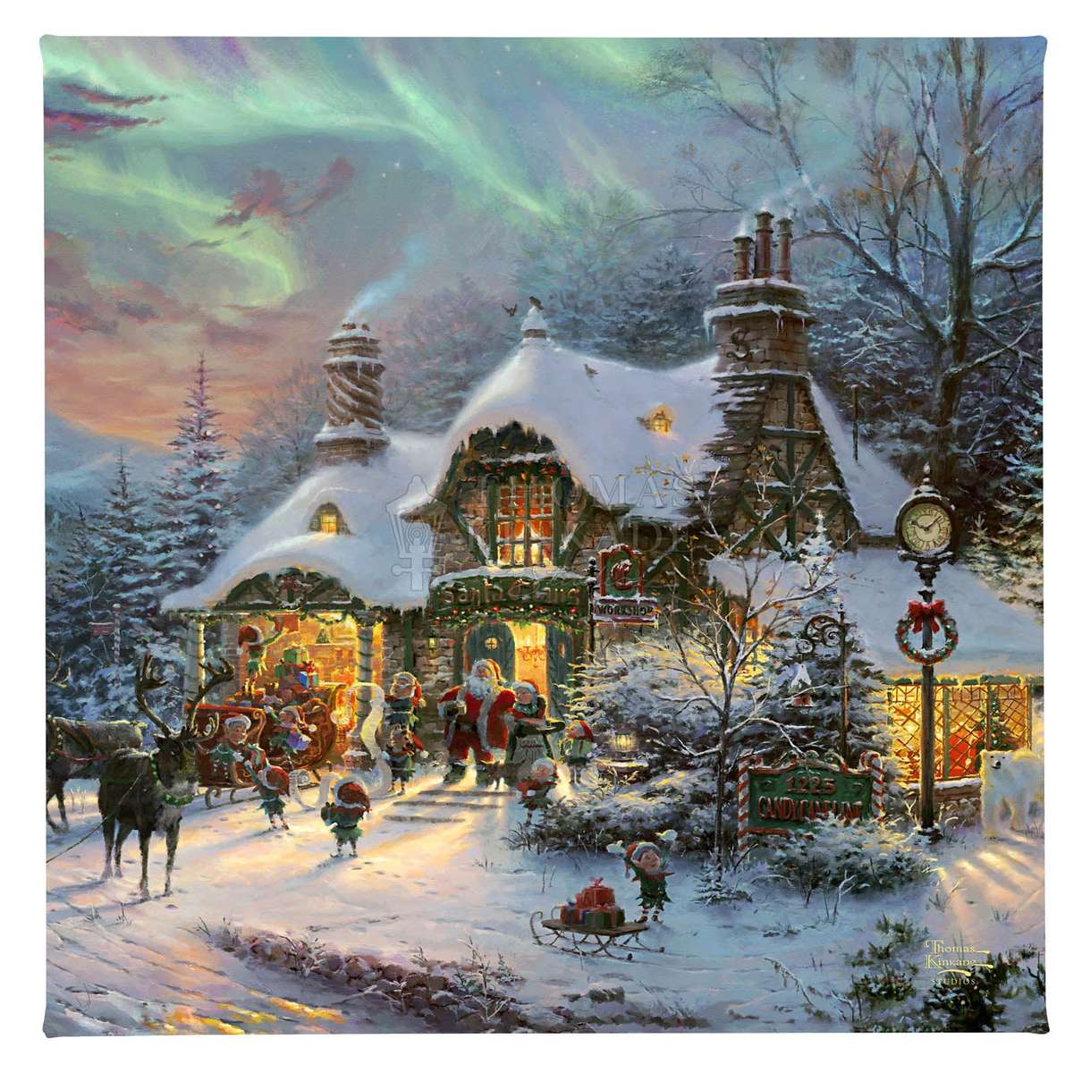 Christmas atmosphere. Happy Christmas online puzzle