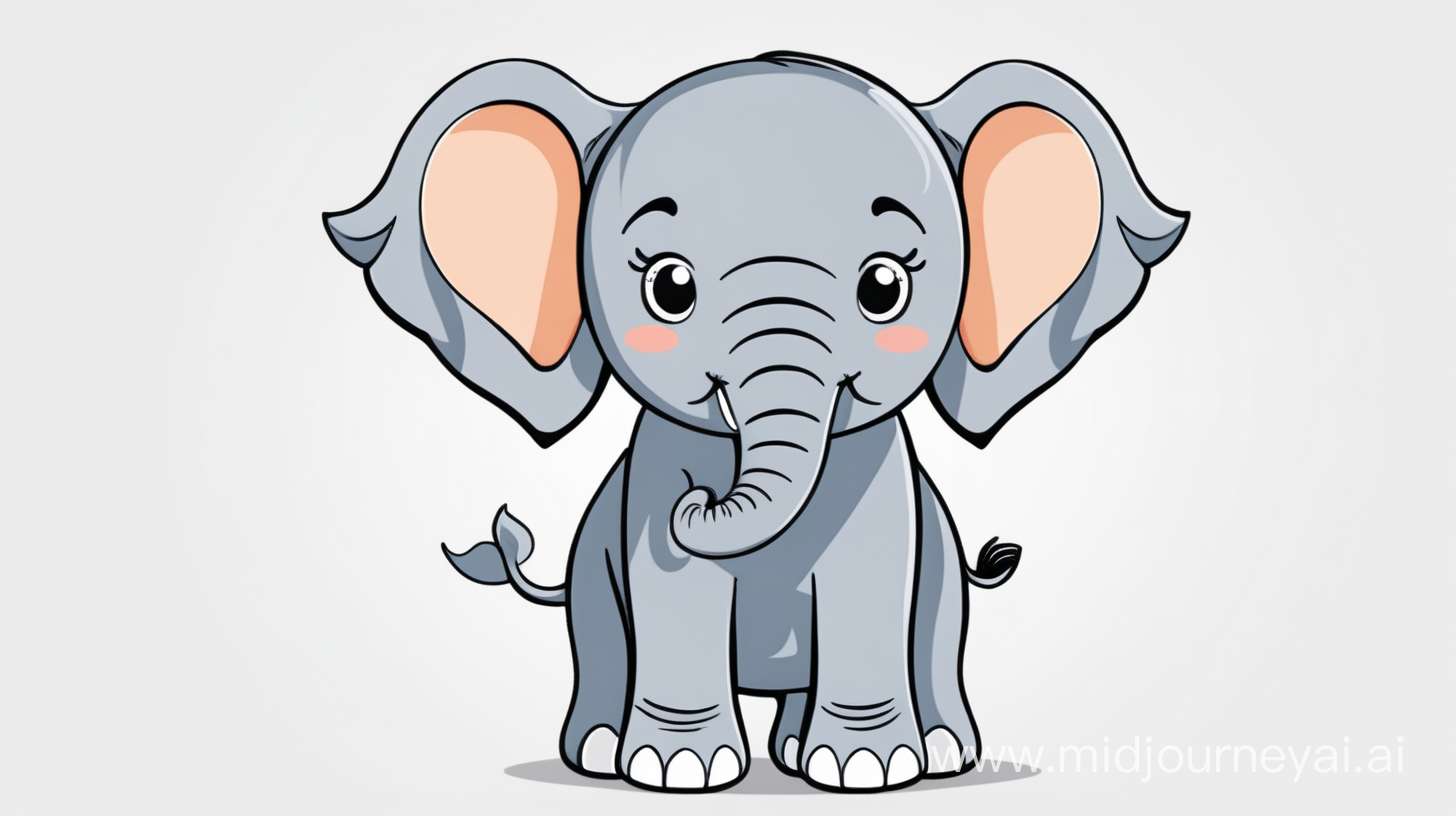 elefante fofo puzzle online