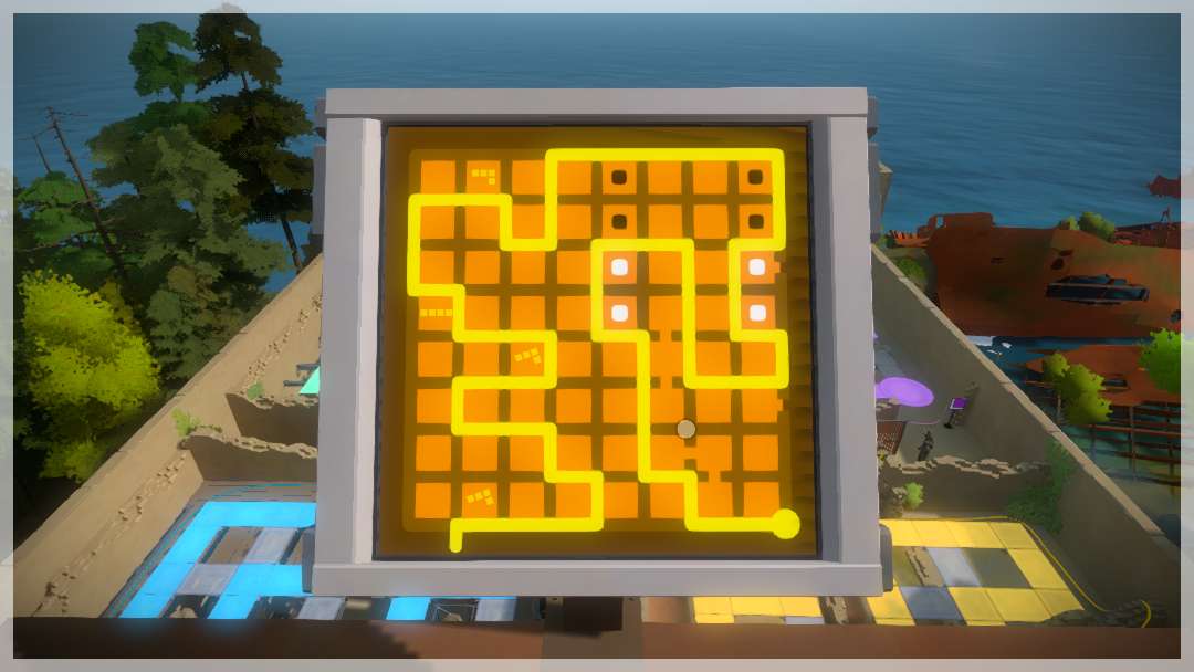 Keep Back Laser puzzle online from photo