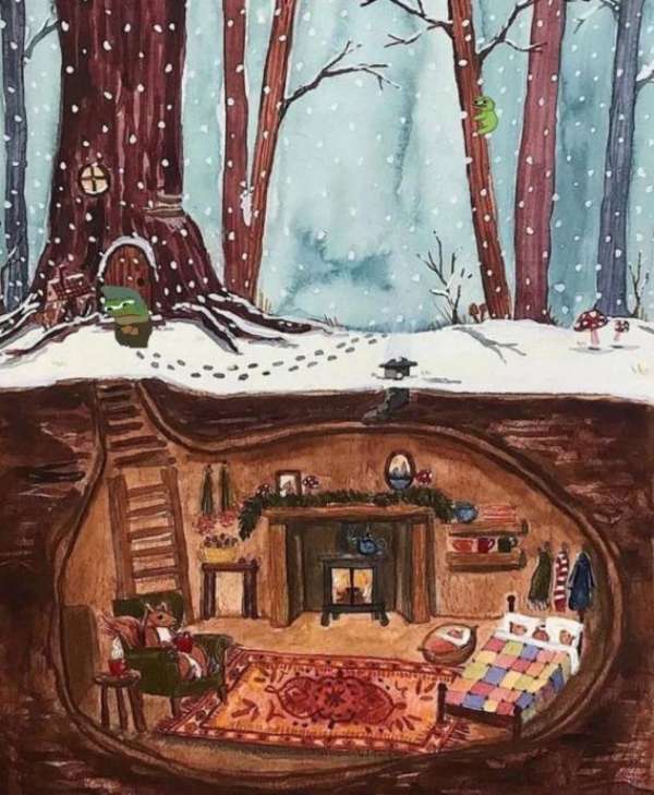 Cozy Winter Fun puzzle online from photo