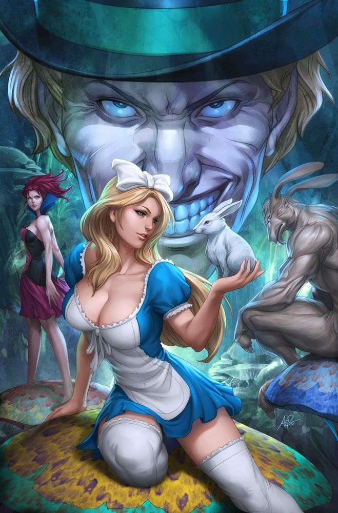 Alice in Wonderland online puzzel
