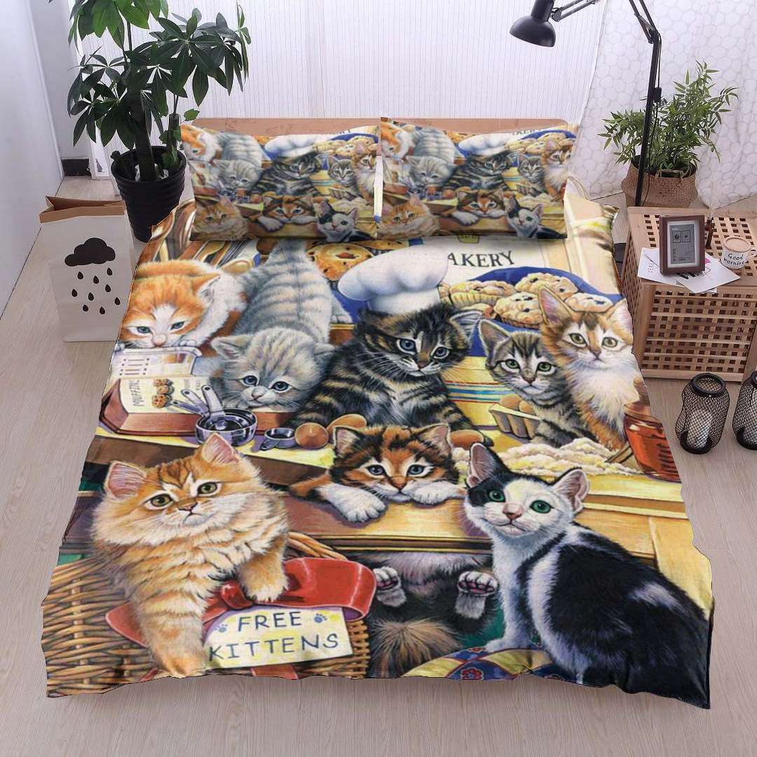 Котенца върху одеяло онлайн пъзел от снимка