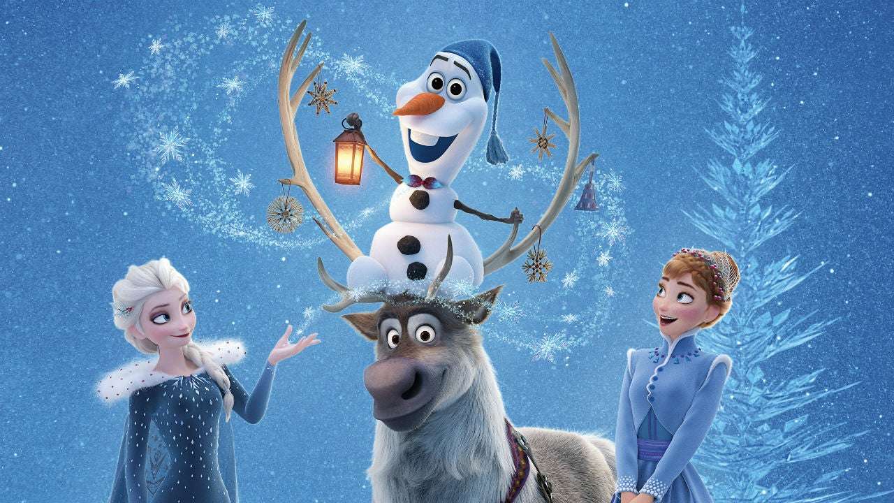 Elas and Olaf online puzzle