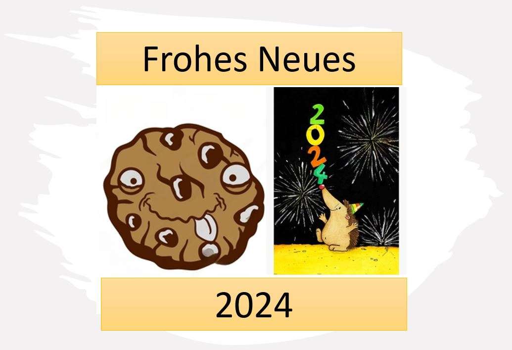Frohes Neues 2024 pussel online från foto