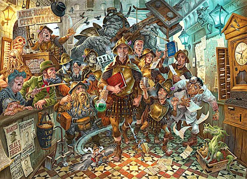 Ankh-Morpork City Watch puzzle online from photo