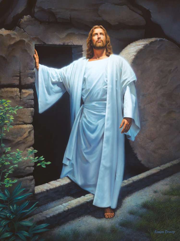 Resurrected Christ online puzzle
