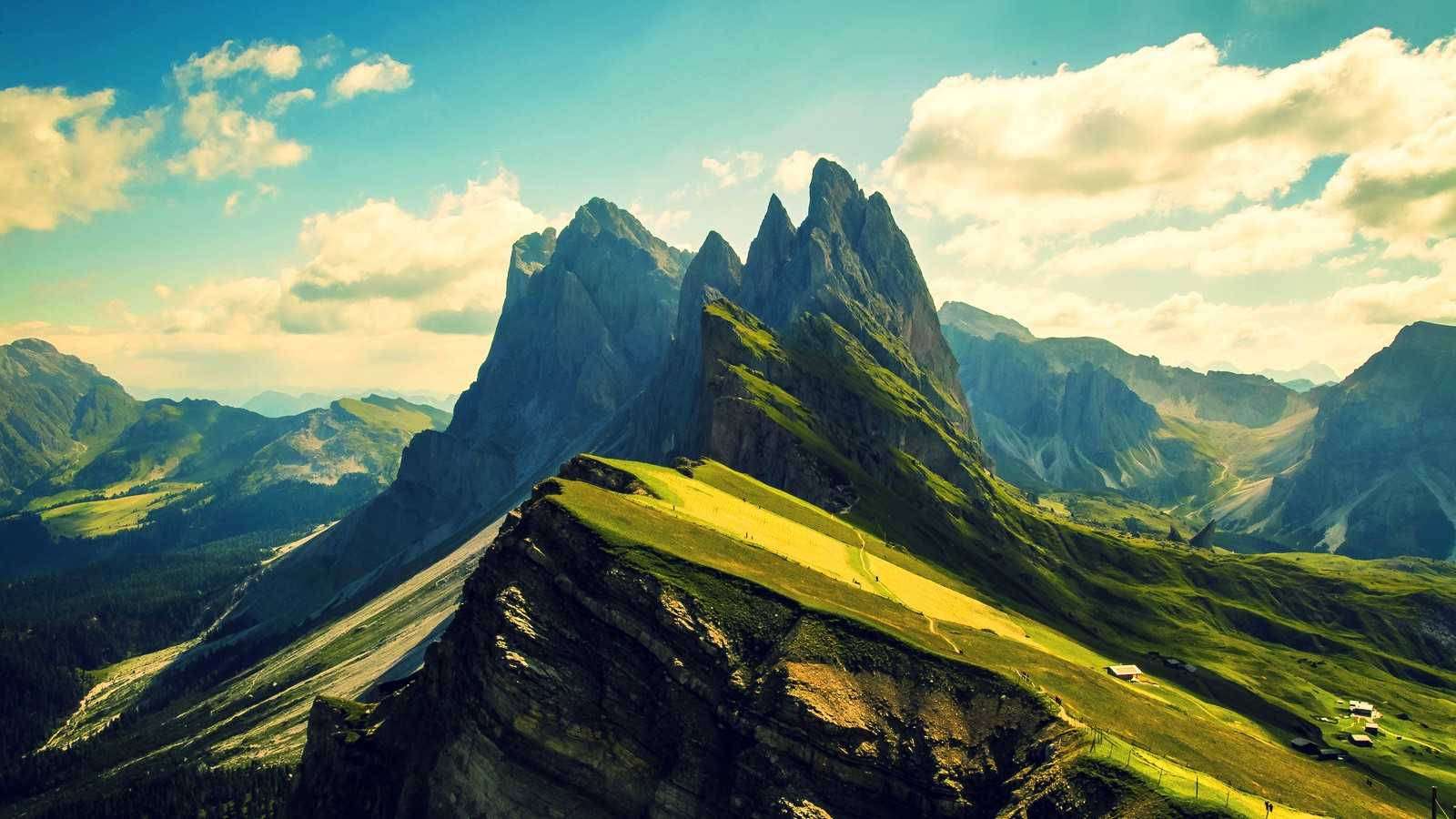 планински образ онлайн пъзел