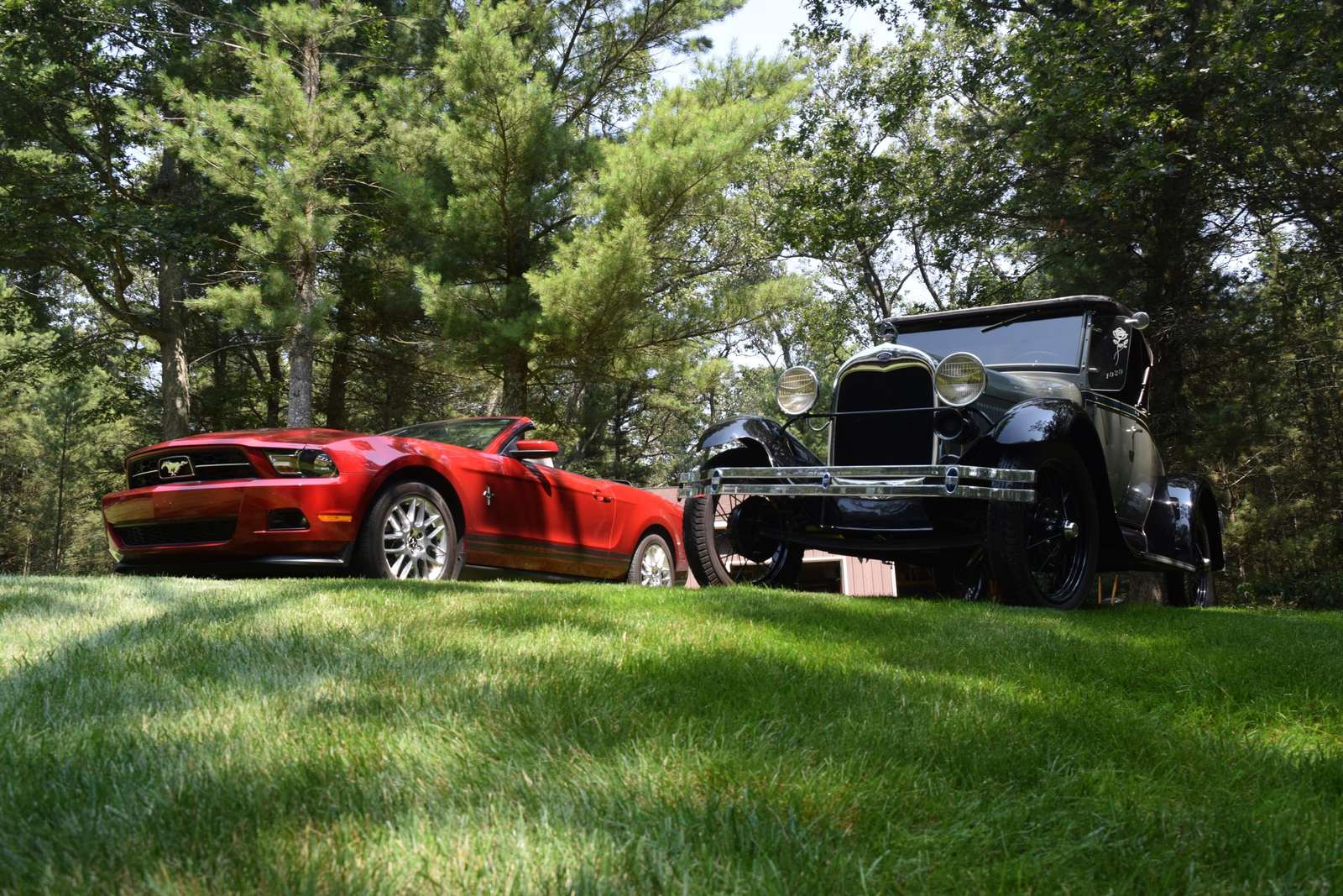 Mustang en Roadster online puzzel
