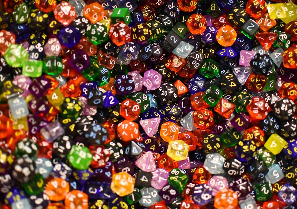 DnD Dice Collection puzzle online from photo