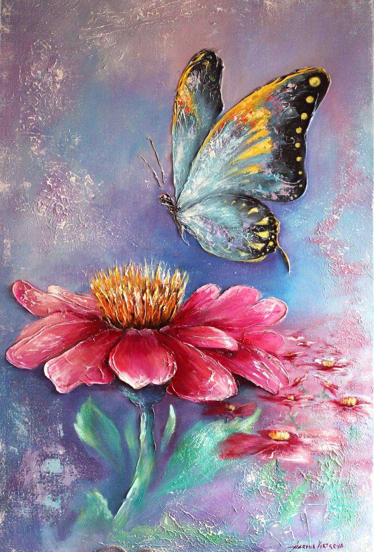 изкуство пеперуда онлайн пъзел