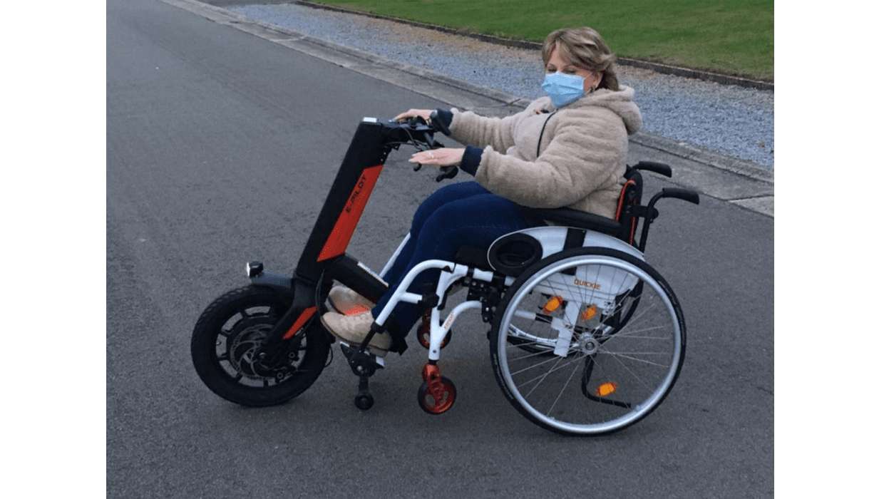 invalidní vozík puzzle online z fotografie